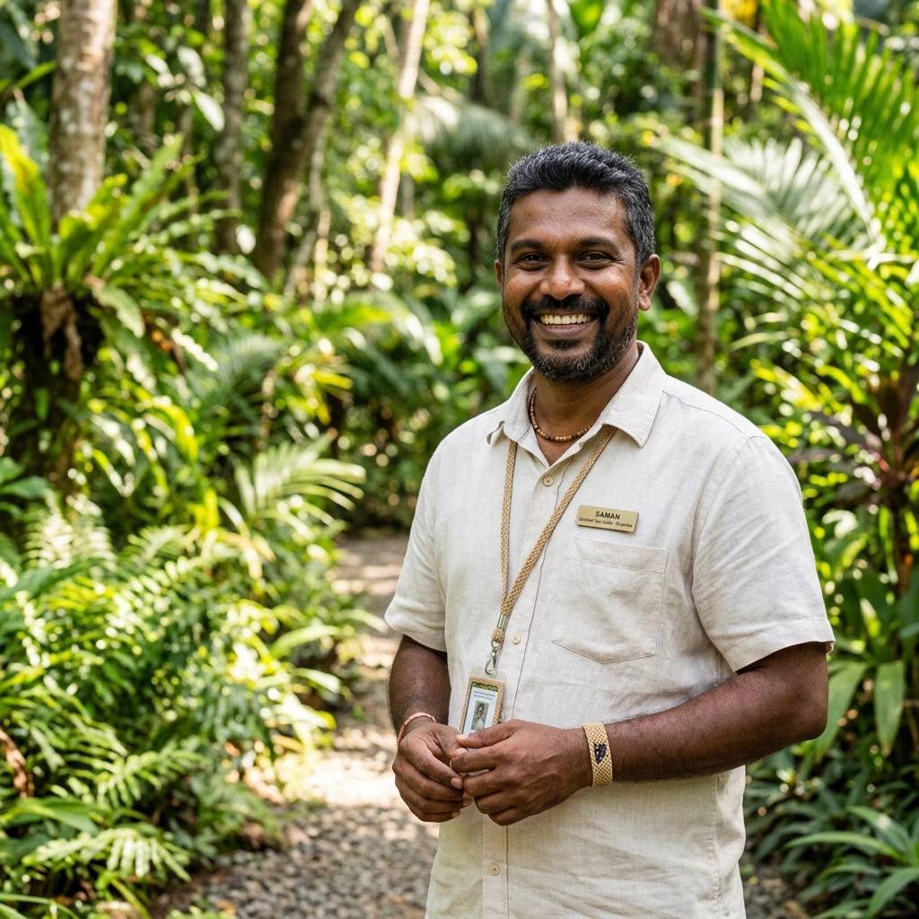 Our tour specialist in Sri Lanka nature reserve